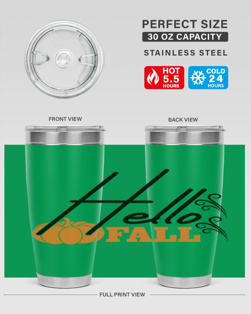 Hello Fall 281#- fall- Tumbler