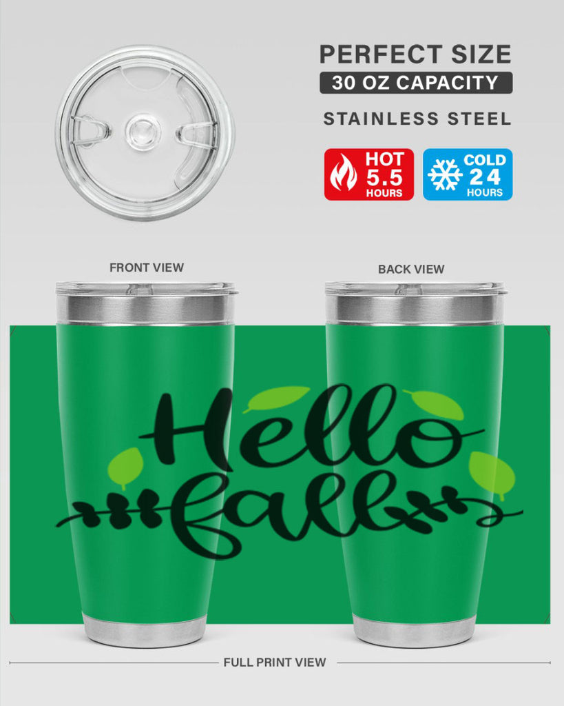 Hello Fall 283#- fall- Tumbler