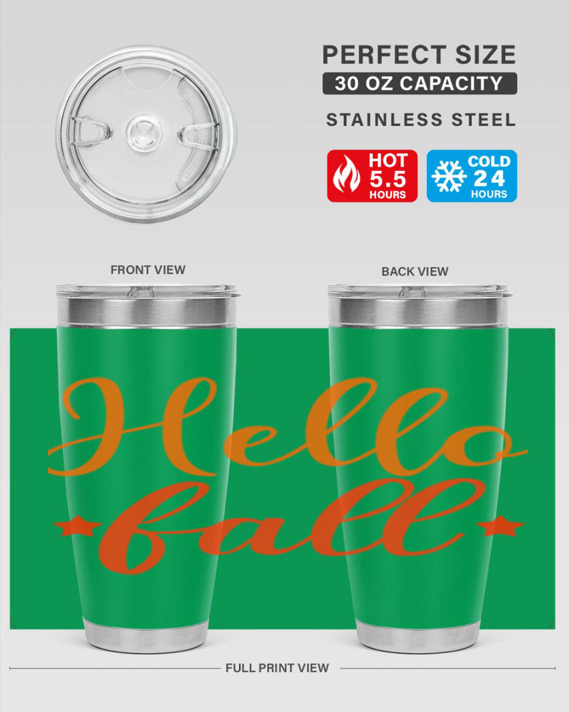Hello Fall Design 278#- fall- Tumbler