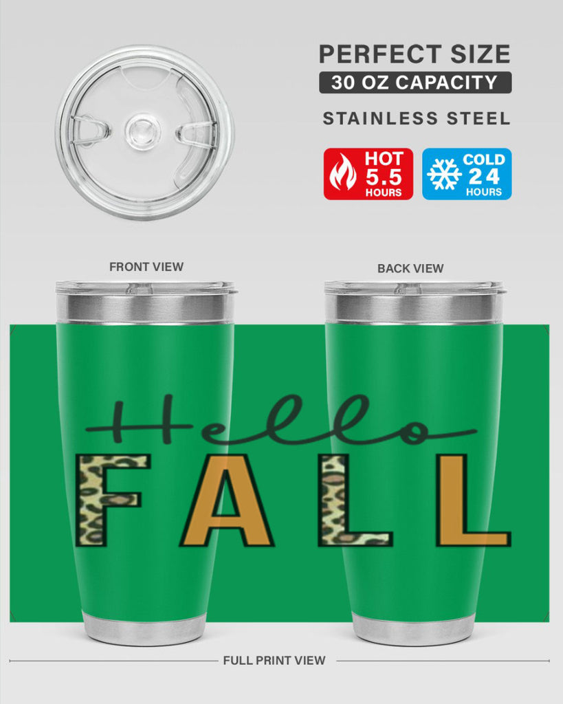 Hello fall 276#- fall- Tumbler