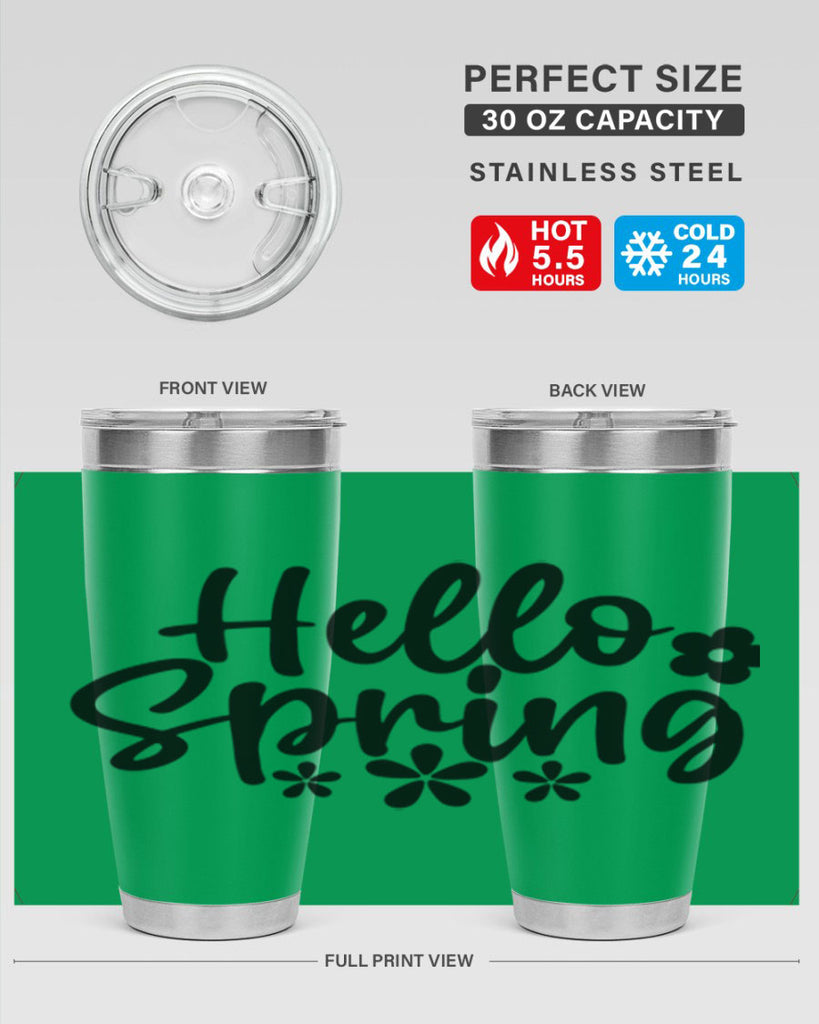 Hello spring  design 232#- spring- Tumbler