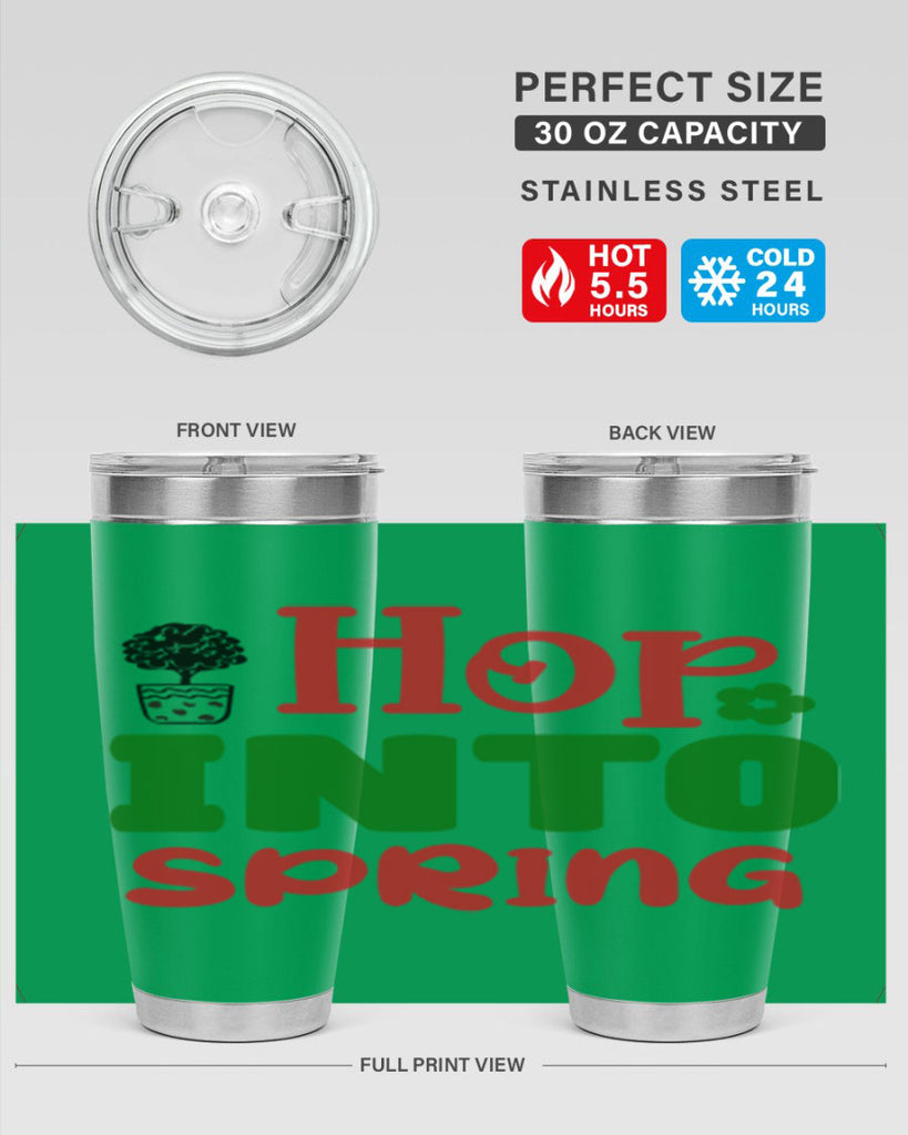 Hop into Spring 251#- spring- Tumbler