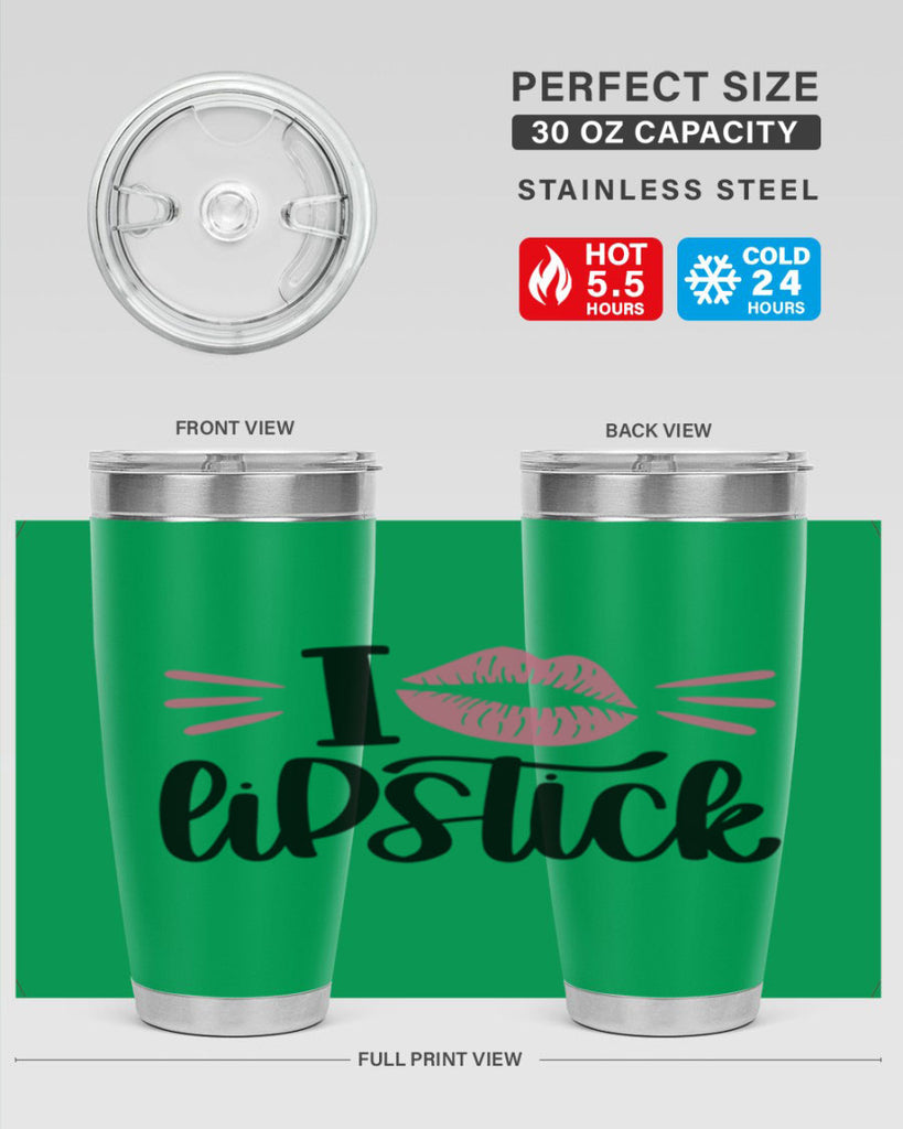 I Love Lipstick Style 86#- make up- Tumbler