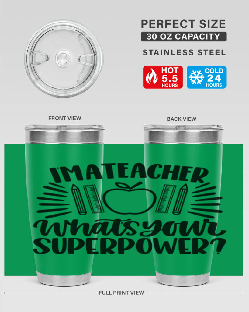 Im A Teacher Whats Your Style 72#- teacher- tumbler