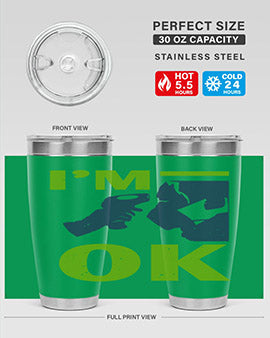 Im ok Style 30#- corona virus- Tumbler