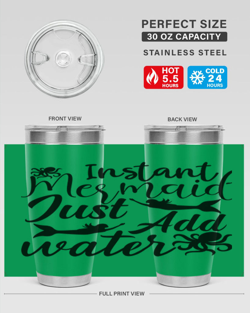 Instant Mermaid Just Add Water 270#- mermaid- Tumbler