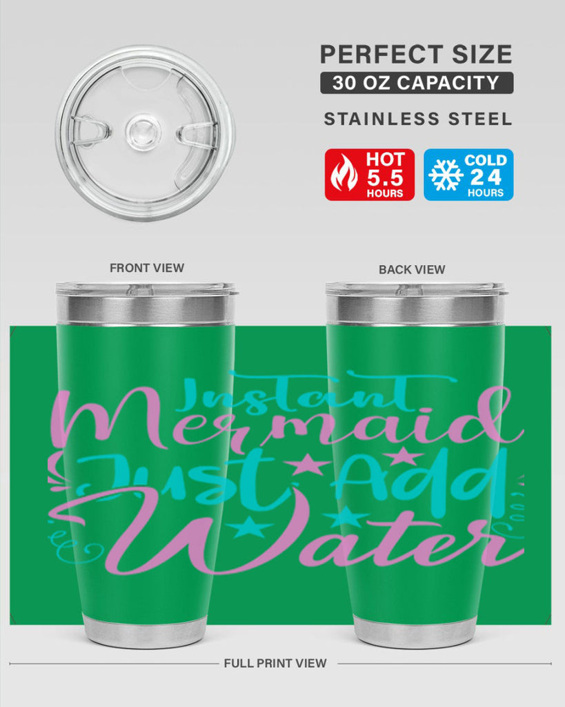 Instant Mermaid Just Add Water 271#- mermaid- Tumbler