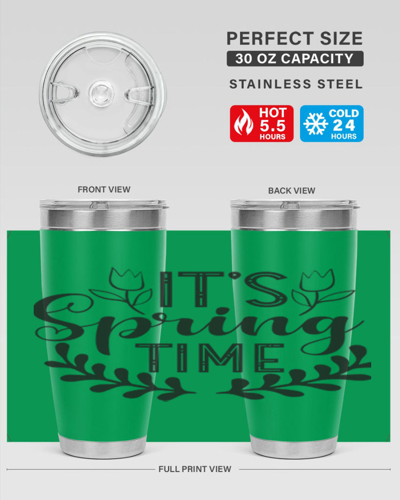 It's spring time281#- spring- Tumbler