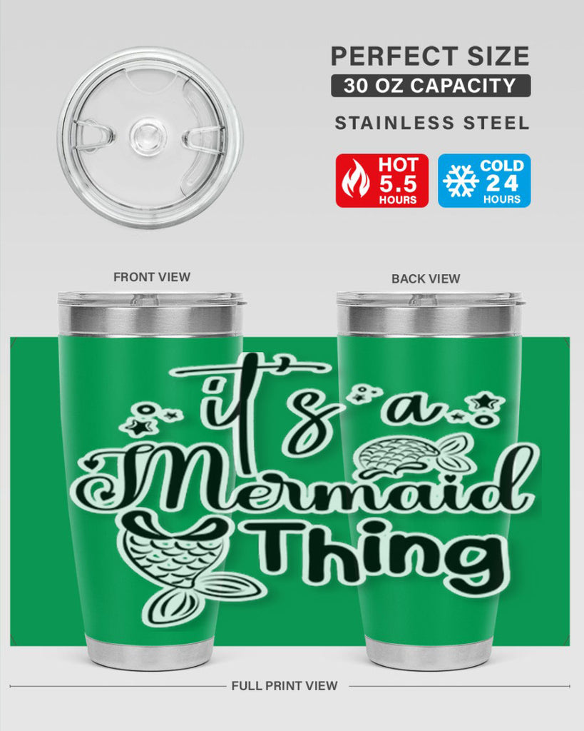 Its A Mermaid Thing 285#- mermaid- Tumbler