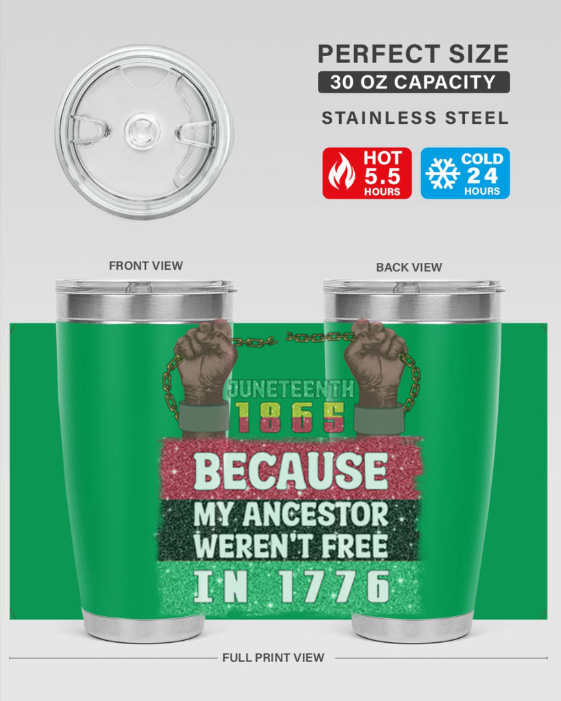 Juneteenth 1865 Ancestor 4#- Juneteenth- tumbler