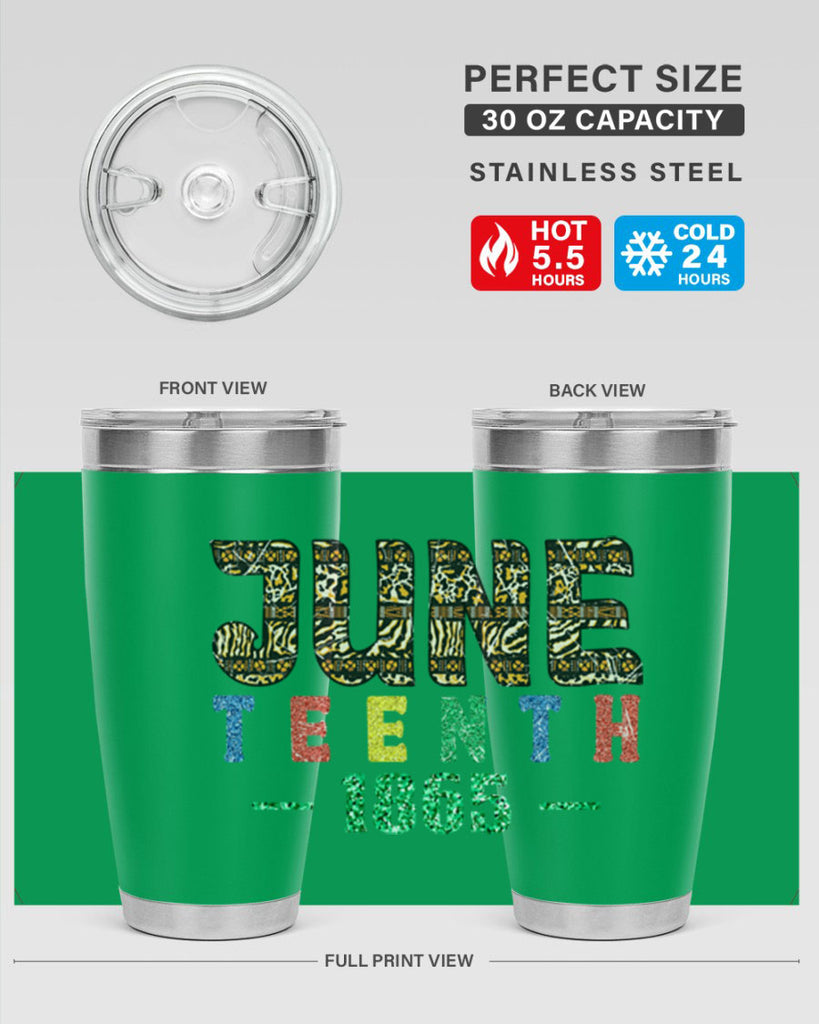 Juneteenth 1865 Png 40#- Juneteenth- tumbler