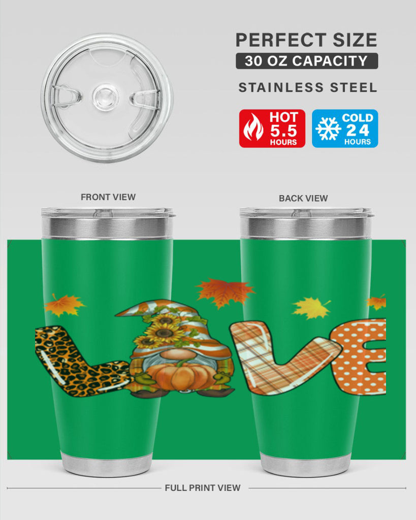 LOVEFallGnomeAutumn 416#- fall- Tumbler