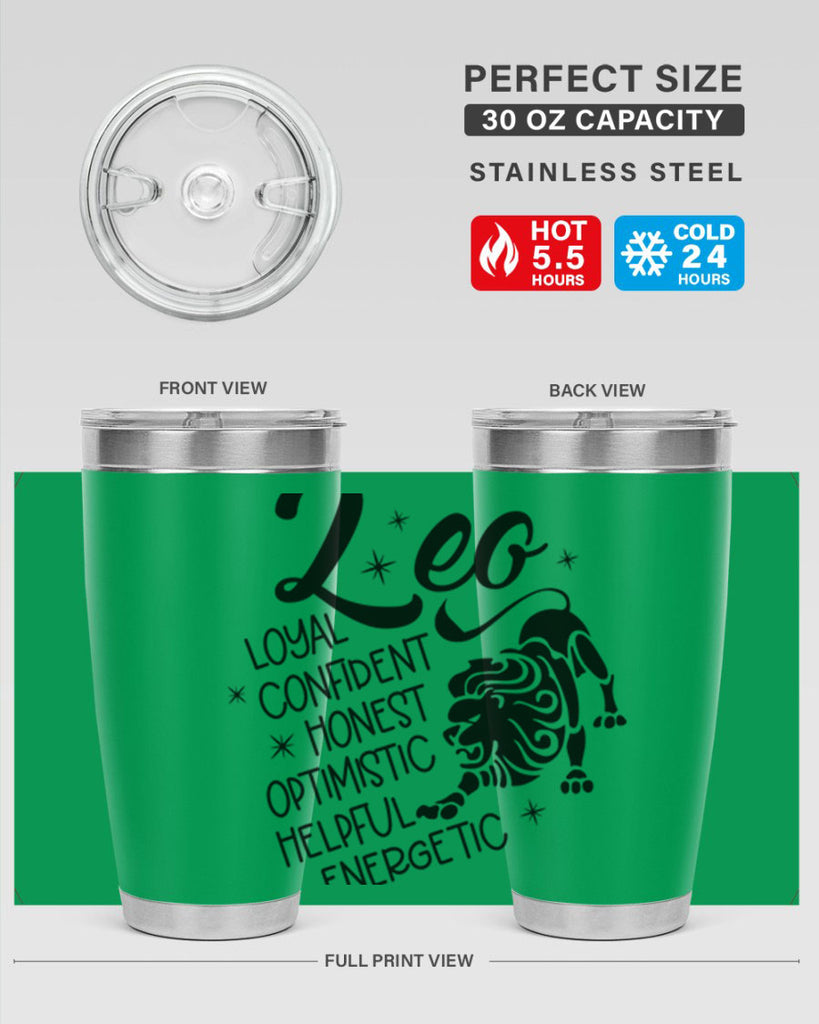 Leo 282#- zodiac- Tumbler