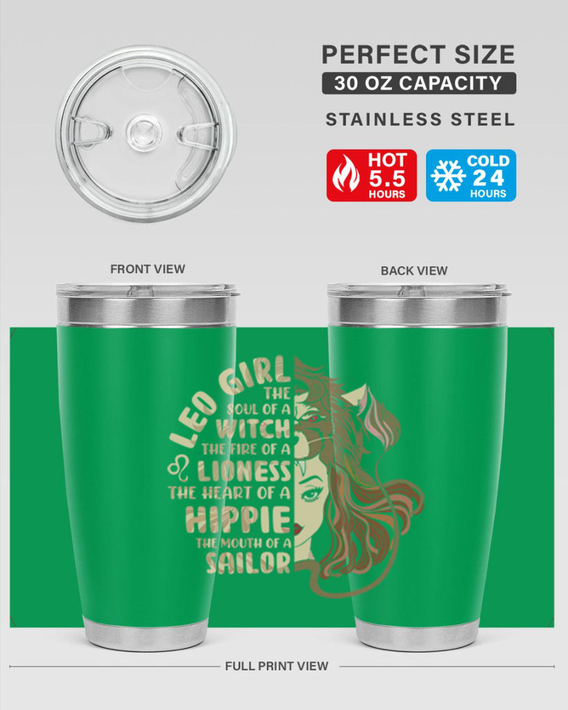 Leo girl 289#- zodiac- Tumbler