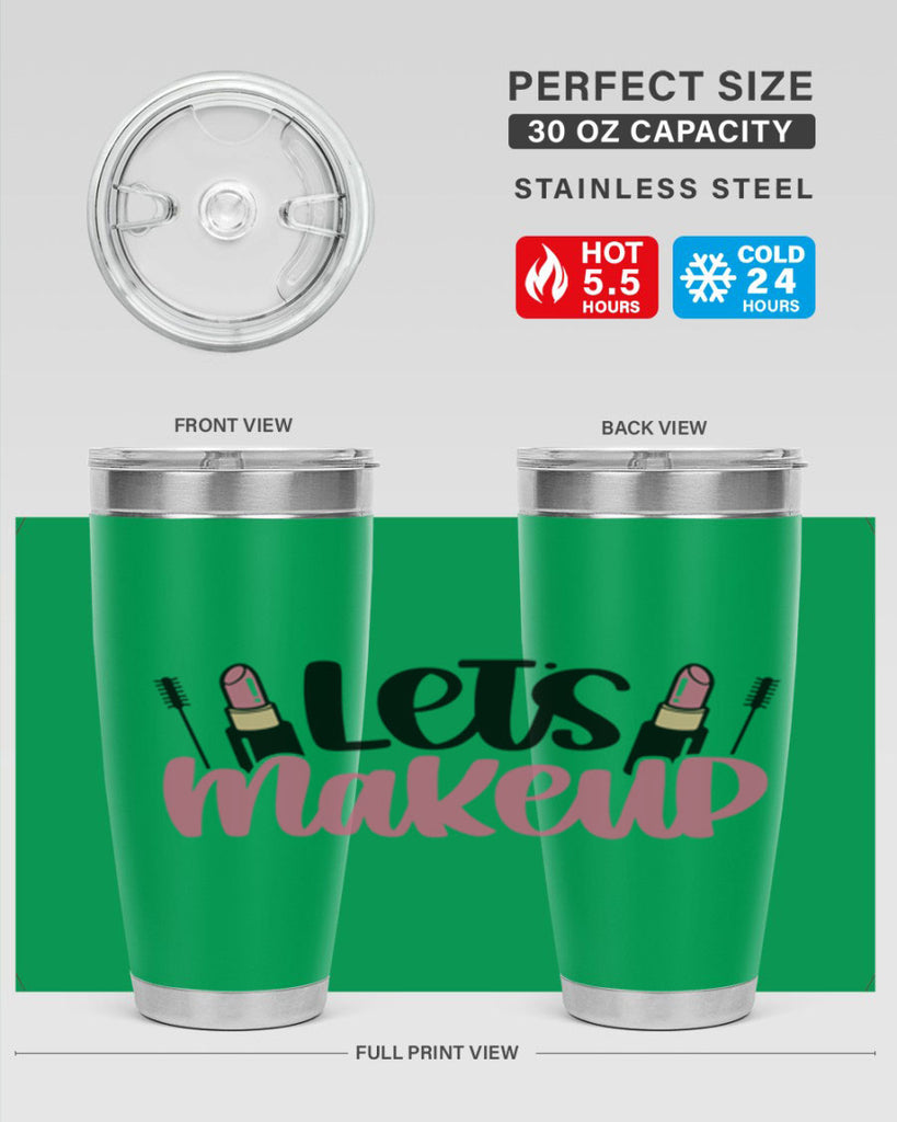 Let∩s Makeup Style 62#- make up- Tumbler