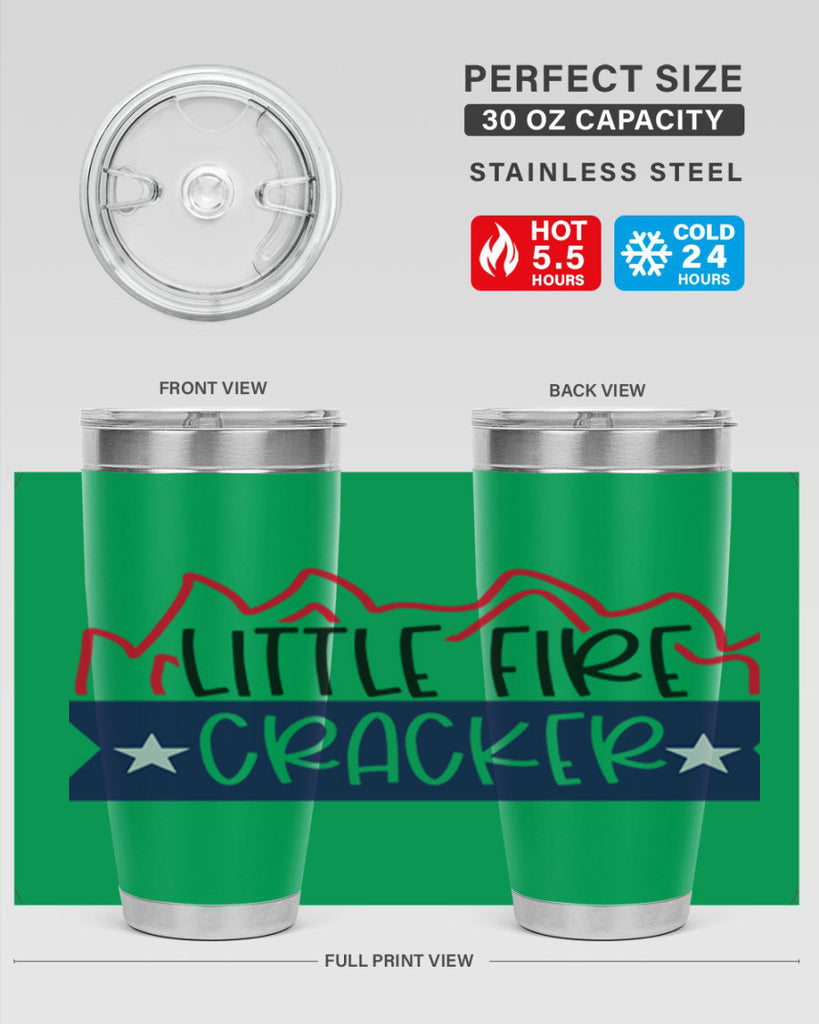 Little Fire Cracker Style 161#- Fourt Of July- Tumbler