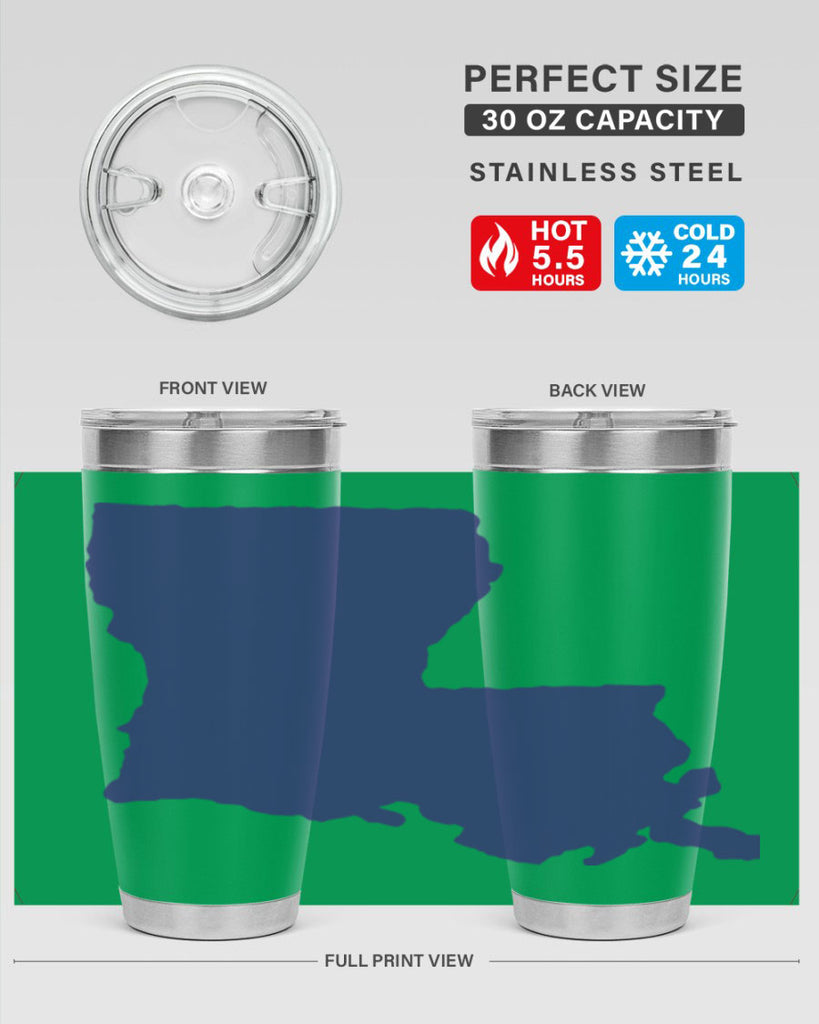 Louisiana 33#- stateflags- Tumbler