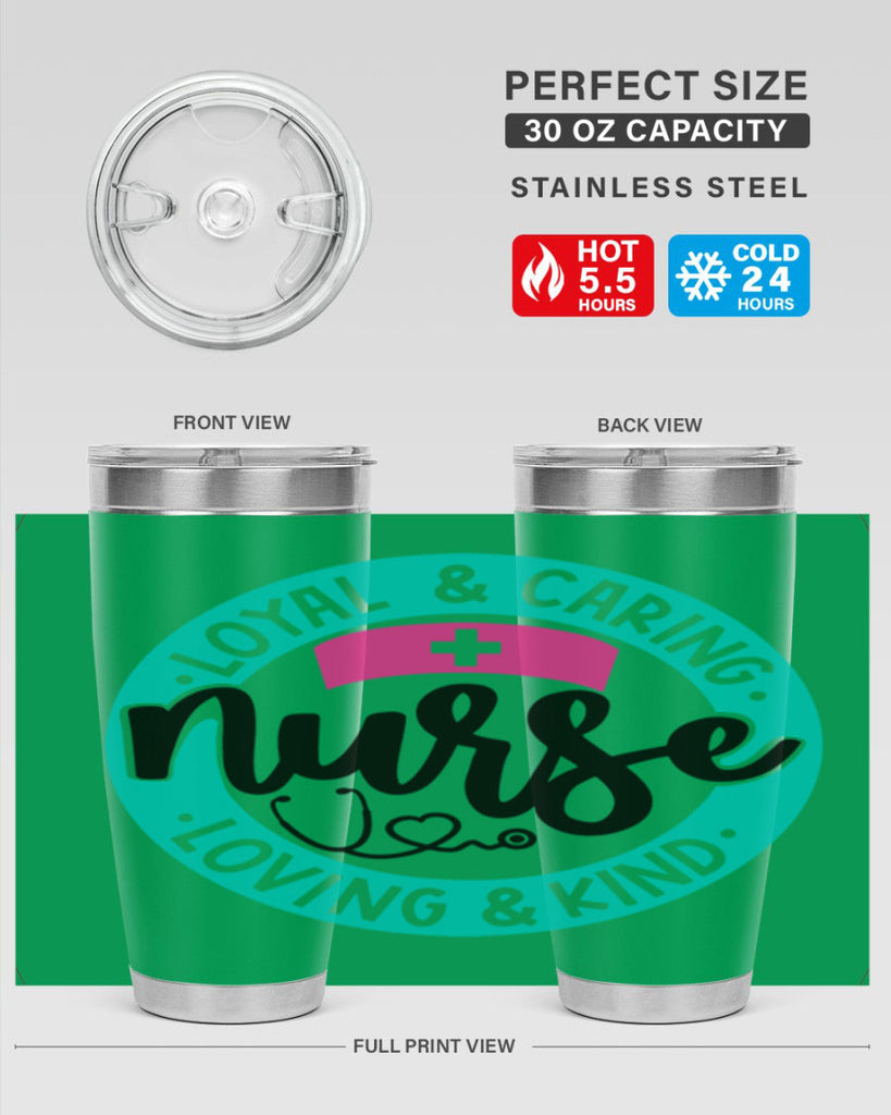 Loyal Caring Nurse Loving Kind Style Style 133#- nurse- tumbler