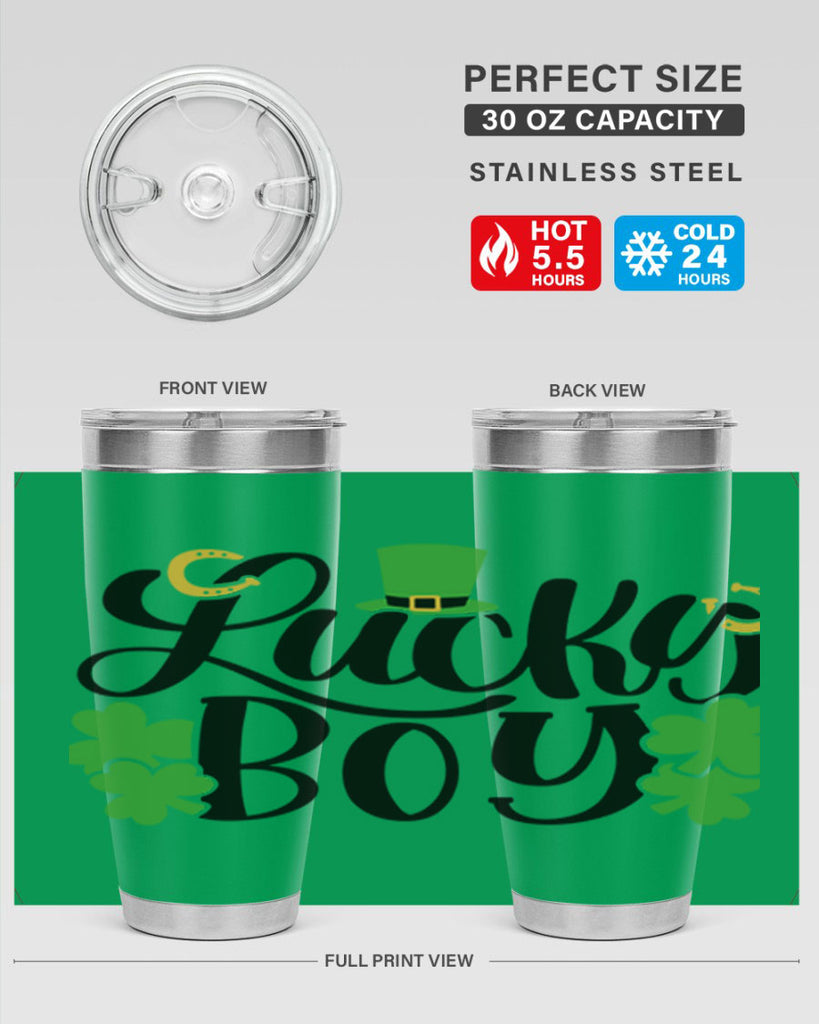 Lucky Boy Style 59#- St Patricks Day- Tumbler