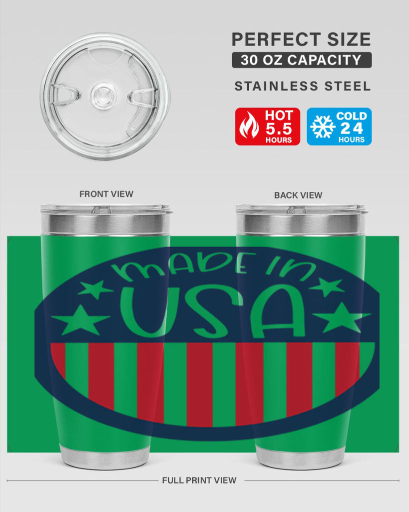 Made In USA Style 165#- Fourt Of July- Tumbler