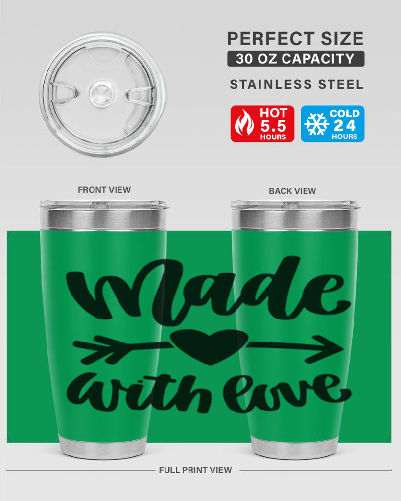 Made With Love Style 52#- baby- tumbler