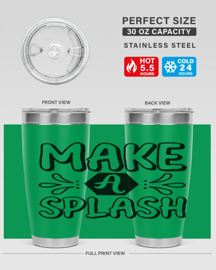 Make a splash 310#- mermaid- Tumbler