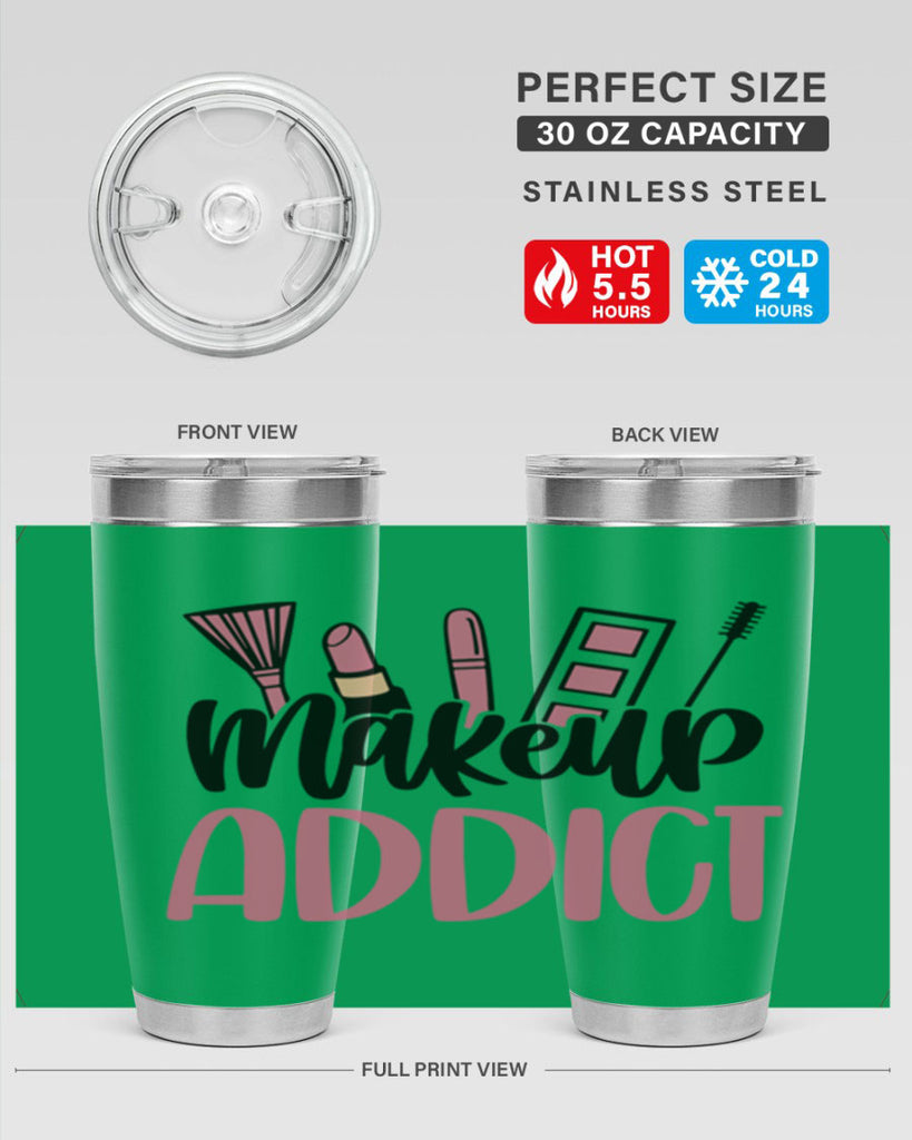 Makeup Addict Style 55#- make up- Tumbler