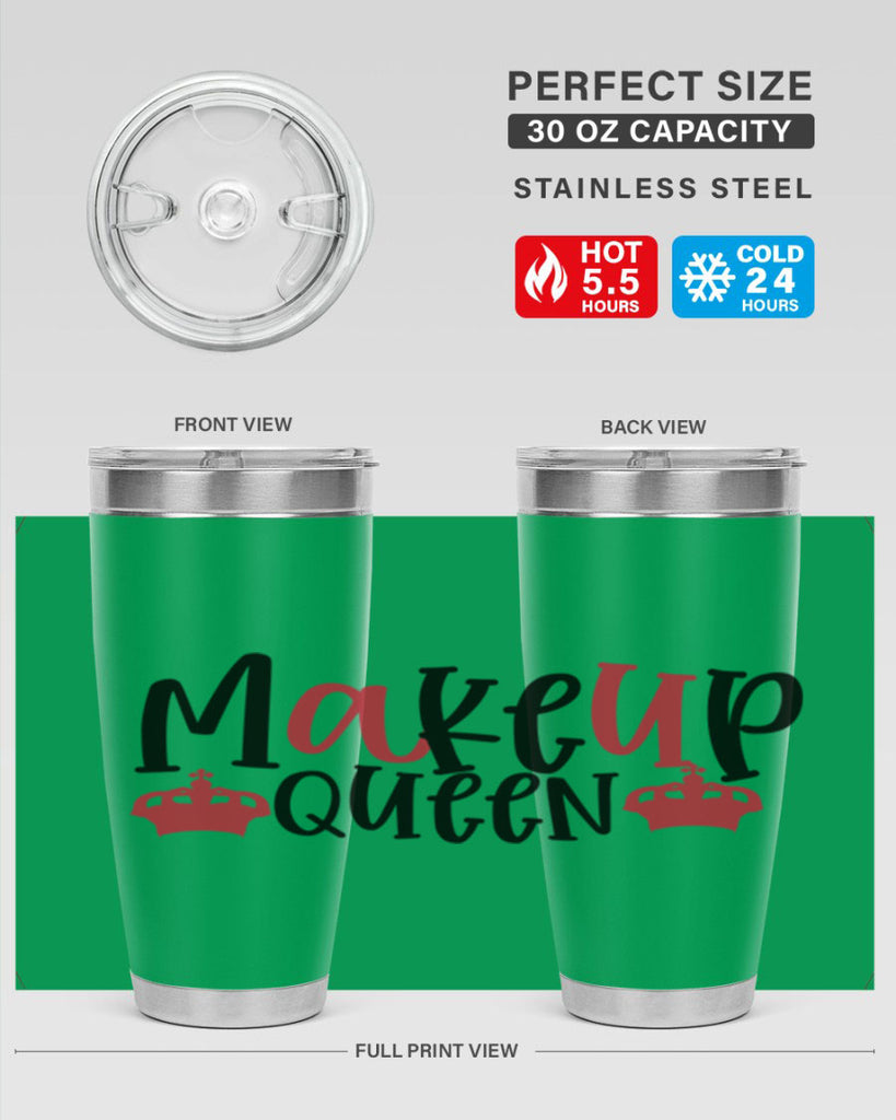 Makeup Queen design Style 223#- make up- Tumbler