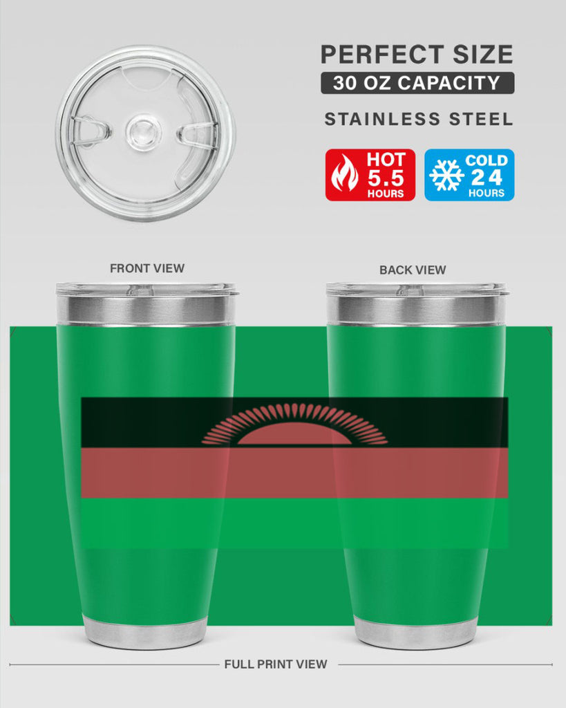 Malawi 95#- world flags- Tumbler