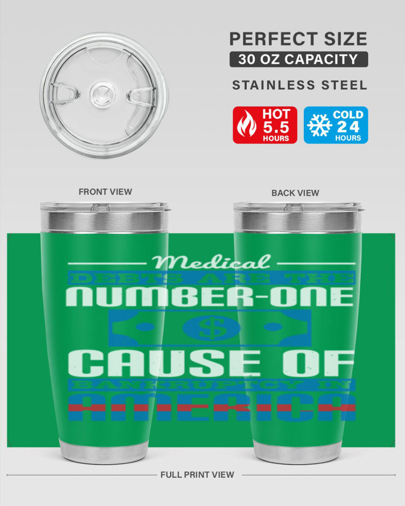 Medical debts are the numberone cause of bankruptcy in America Style 35#- medical- tumbler