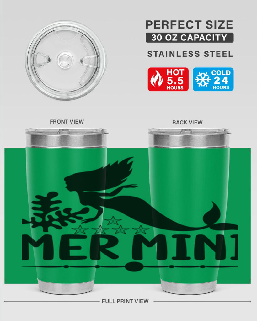 Mer mini 353#- mermaid- Tumbler