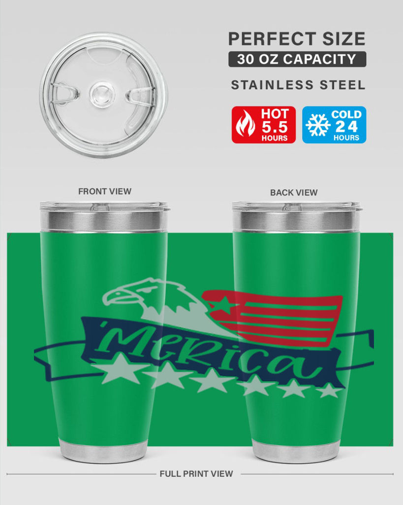 Merica Style 136#- Fourt Of July- Tumbler