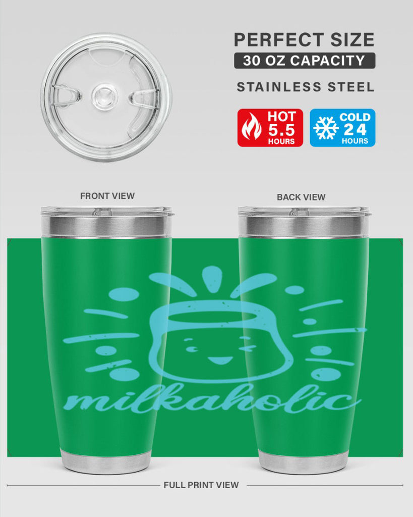 Milkaholic Style 29#- baby shower- tumbler
