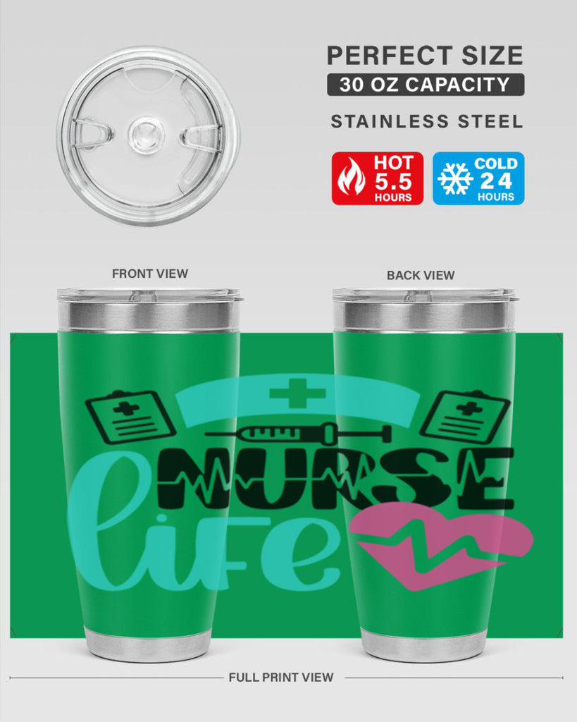 Nurse Life Style Style 106#- nurse- tumbler