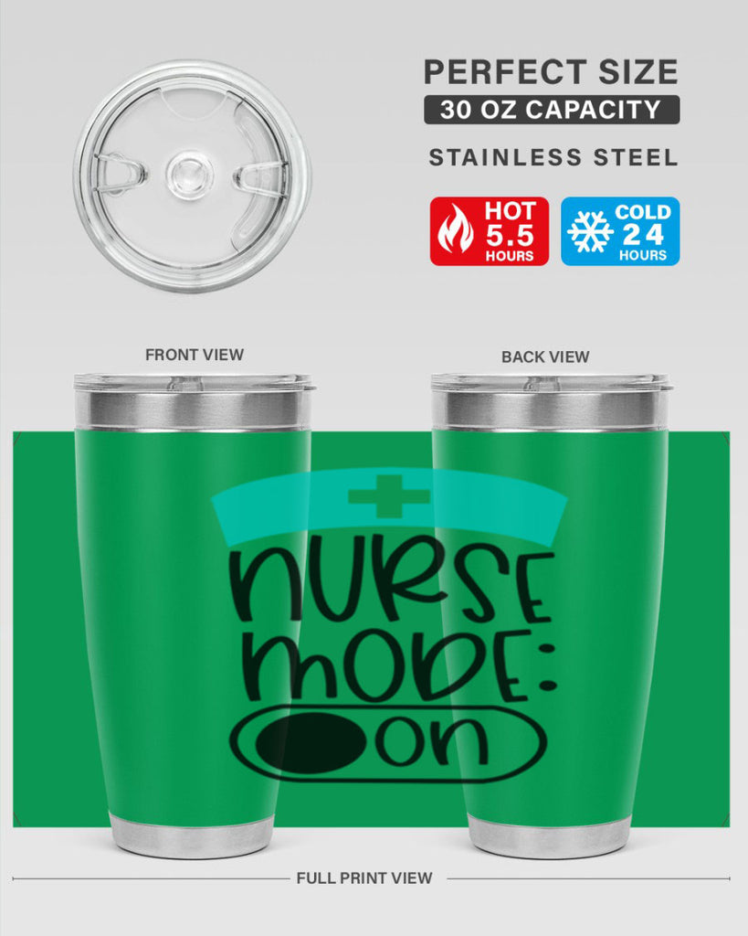 Nurse Mode On Style Style 103#- nurse- tumbler