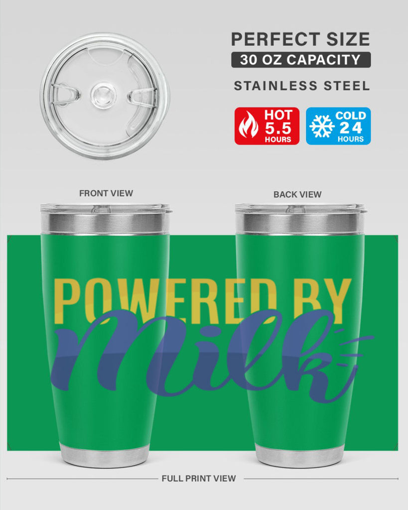 Powered By Milk Style 204#- baby- tumbler