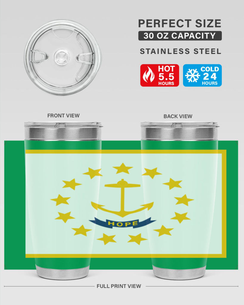 Rhode Island 13#- Us Flags- Tumbler
