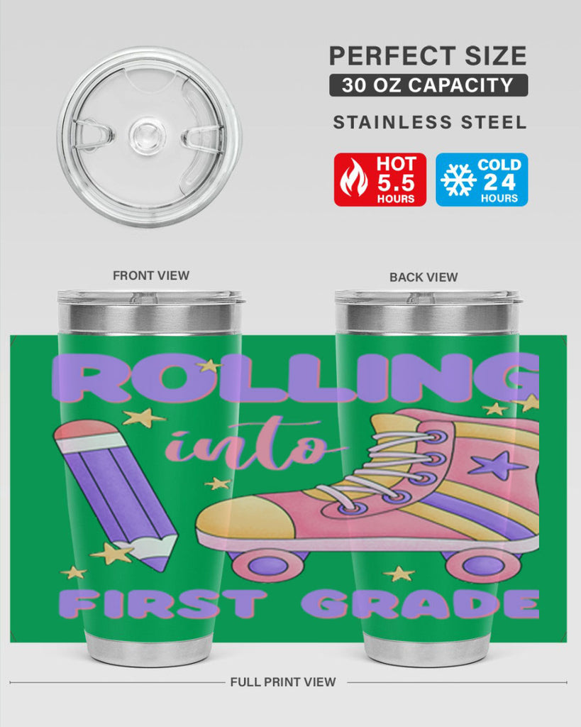 Rolling into 1st Grade 1#- 1st grade- Tumbler