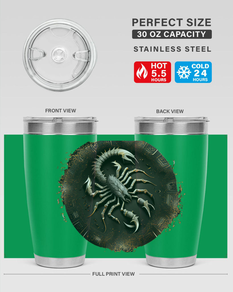 Scorpius 467#- zodiac- Tumbler