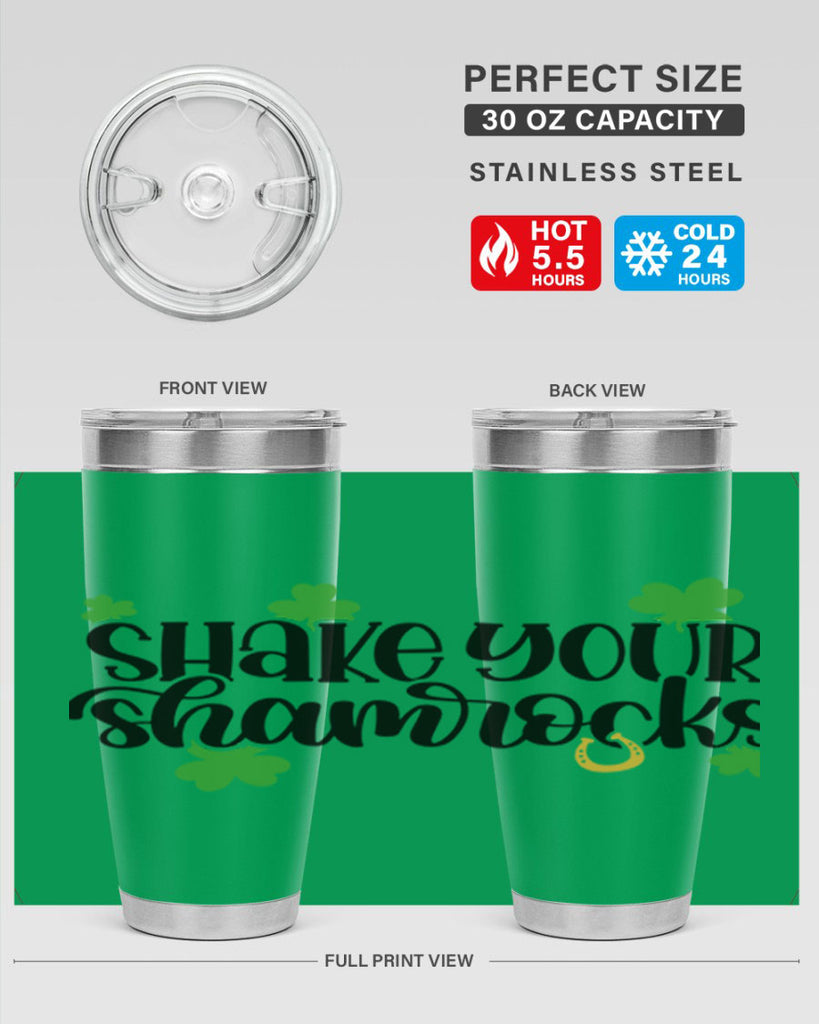 Shake Your Shamrocks Style 32#- St Patricks Day- Tumbler