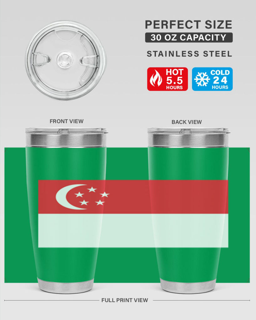 Singapore 41#- world flags- Tumbler