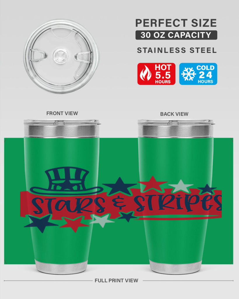 Stars Stripes Style 175#- Fourt Of July- Tumbler