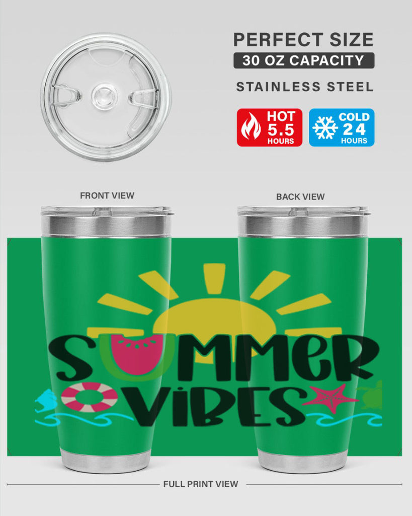 Summer Vibes Style 19#- summer- Tumbler