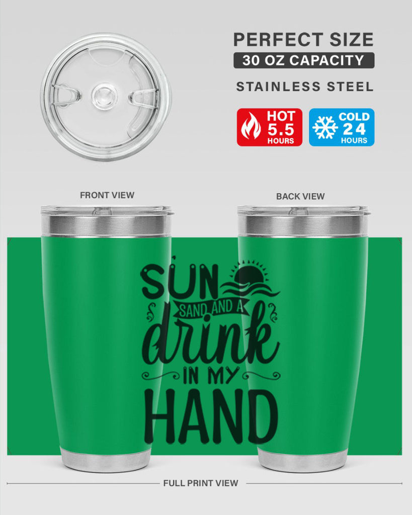 SunSandandaDrink 481#- zodiac- Tumbler
