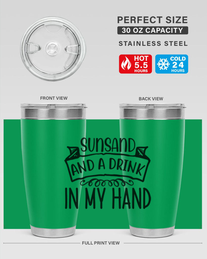 Sunsandandadrinkin 483#- zodiac- Tumbler