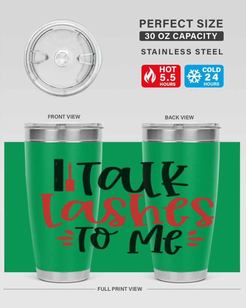 Talk Lashes To Me Style 219#- make up- Tumbler