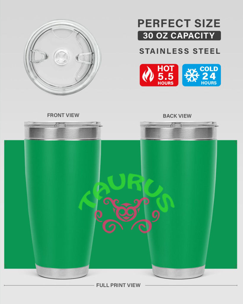 Taurus 493#- zodiac- Tumbler