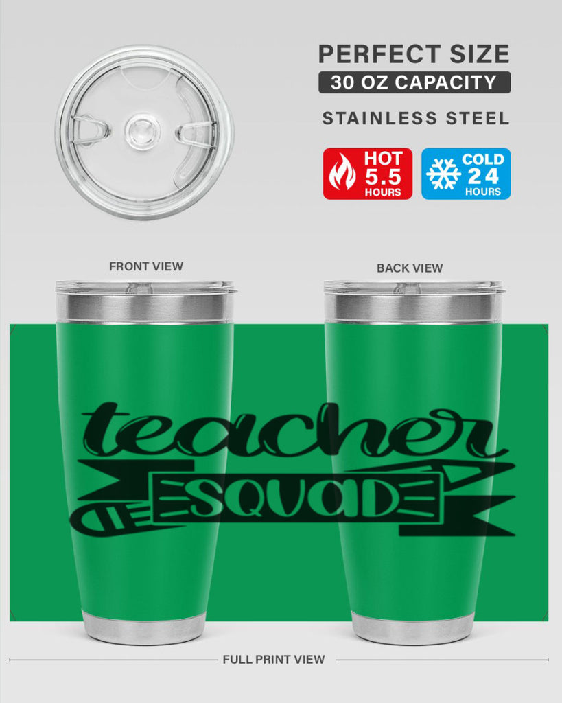 Teacher Squad Style 48#- teacher- tumbler