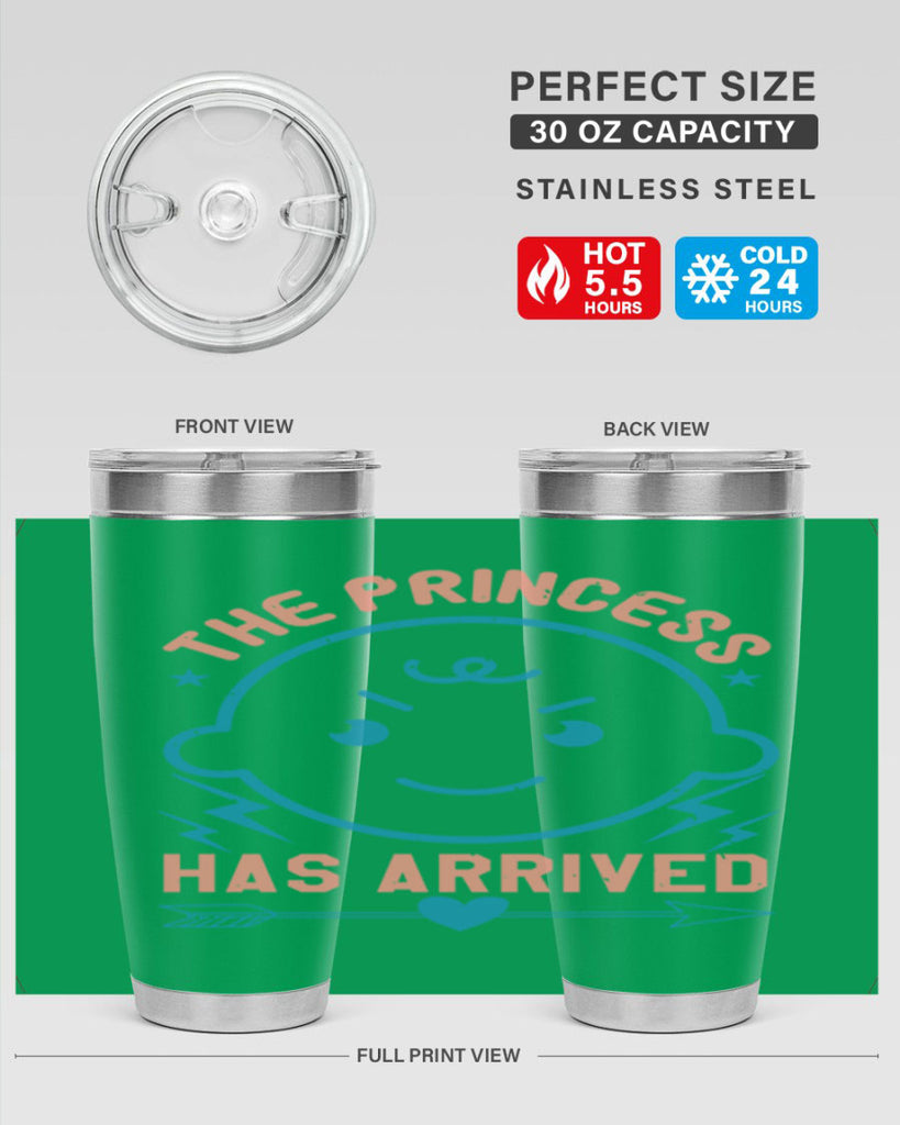 The princess has arrived Style 10#- baby shower- tumbler