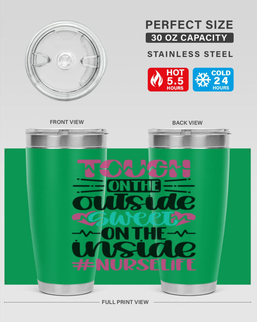 Tough On The Outside Style Style 15#- nurse- tumbler